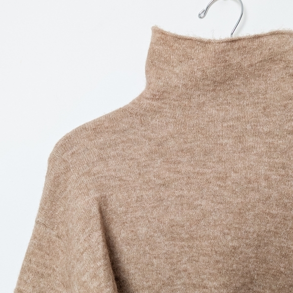 WILFRED Lorin Sweater Alpaca Wool Turtleneck Dusty Rose Pink XXS Aritzia - Picture 7 of 10
